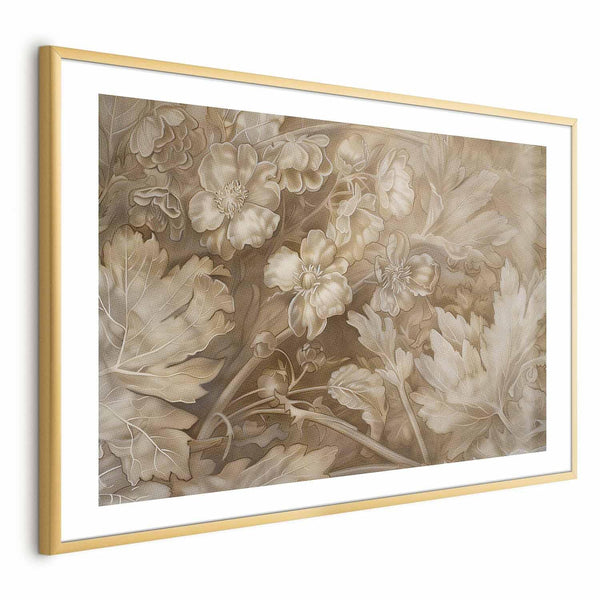 Poster - Ornamental Floral Carvings