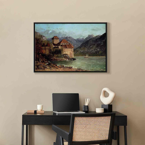 Quadro - Gustave Courbet -Chillon Castle