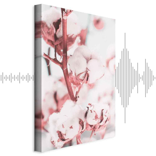 Quadro - Blooming Cotton (1 Part) Vertical
