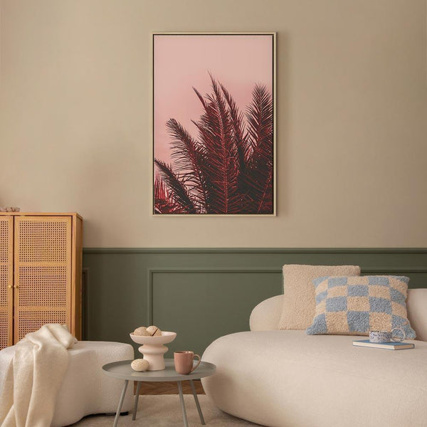 Quadro - Palm Trees at Sunset (1 Part) Vertical