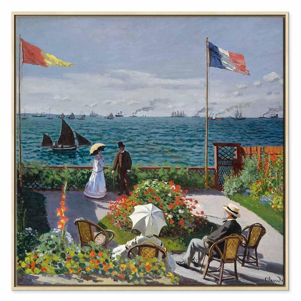 Quadro - Claude Monet – Terrace at Sainte-Adresse
