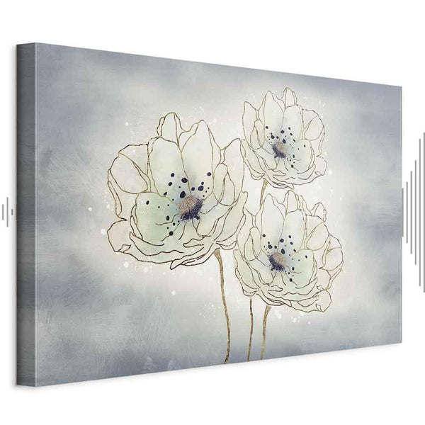 Quadro - Ocean Flowers (1 Part) Wide