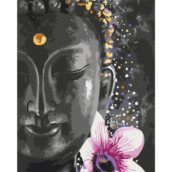 Quadro fai da te - Buddha and Flower