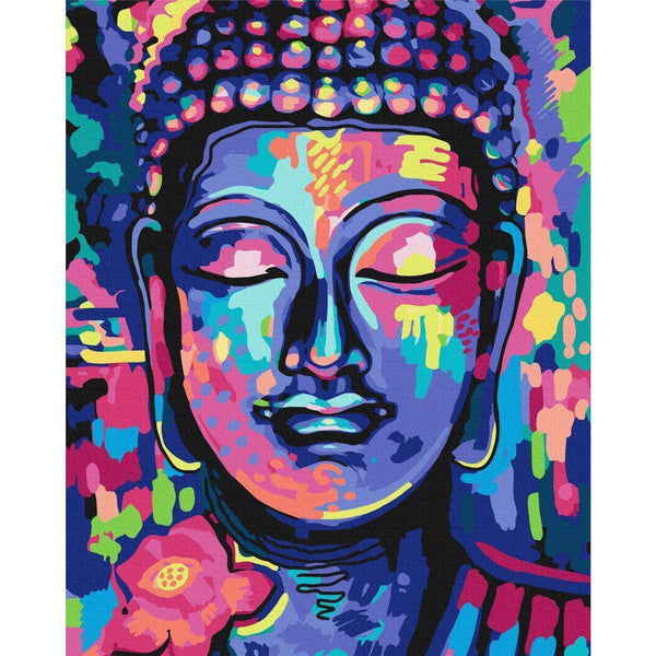 Quadro fai da te - Buddha's Crazy Colors