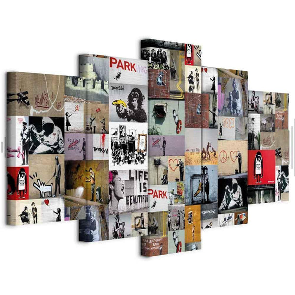 Quadro - Art of Collage: Banksy IV