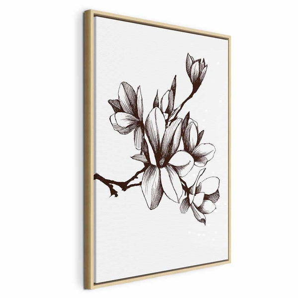 Quadro - Renaissance Magnolias (1 Part) Vertical