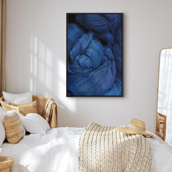 Quadro - Blue Worsted (1 Part) Vertical