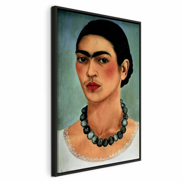 Quadro - Frida Kahlo – Self-Portrait with Beaded Necklace