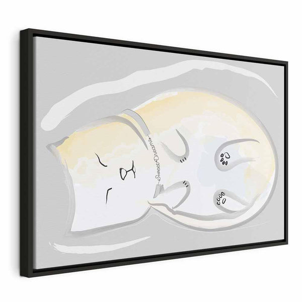 Quadro - Sleepy Kitty (1 Part) Vertical