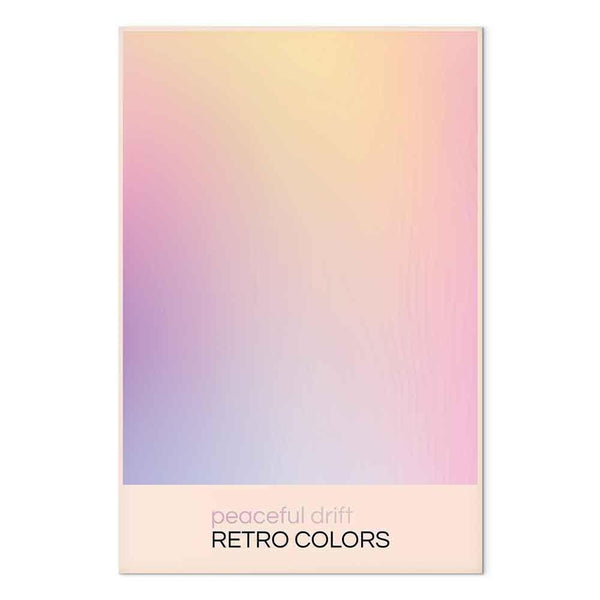 Quadro - Peaceful Drift - Delicate Pastel Shades Creating a Harmonious Whole