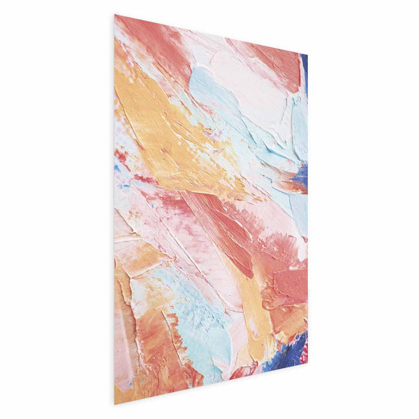 Poster - Colorful Harmony - dynamic color transitions in pastel tones