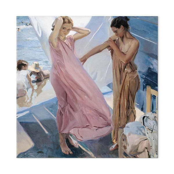 Quadro - Joaquín Sorolla y Bastida – After Bathing, Valencia