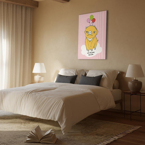 Quadro - Soaring Pig (1 Part) Vertical