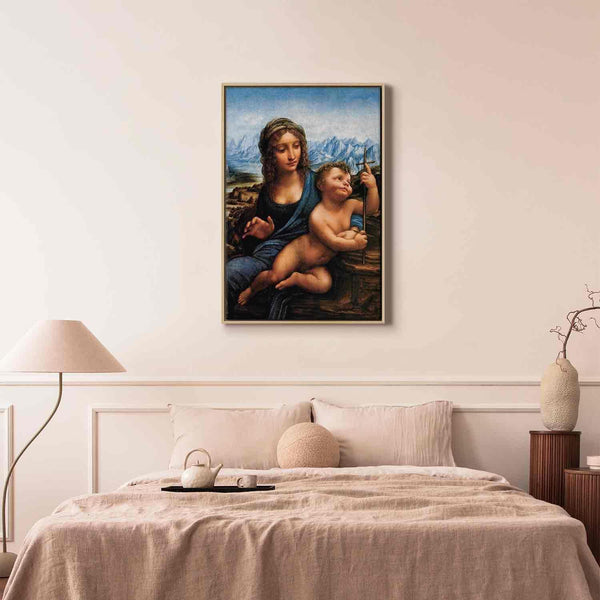 Quadro - Leonardo da Vinci – Madonna With a Distaff