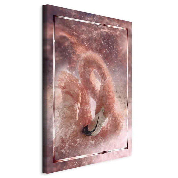 Quadro - Space Flamingo (1 Part) Vertical