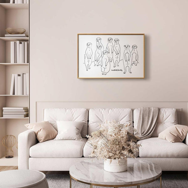 Poster - Meerkat Family