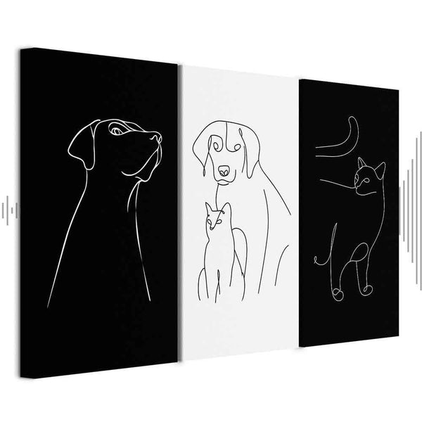 Quadro - Domestic Animals (3 Parts)