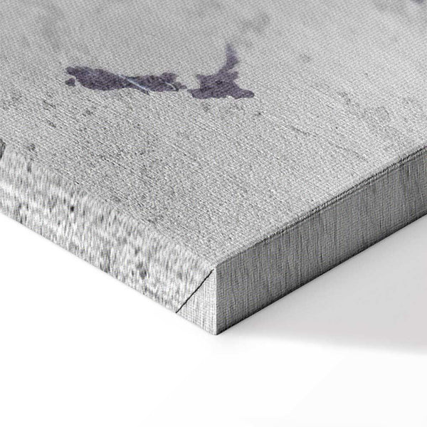 Quadro - Concrete World Map (5 Parts) Narrow