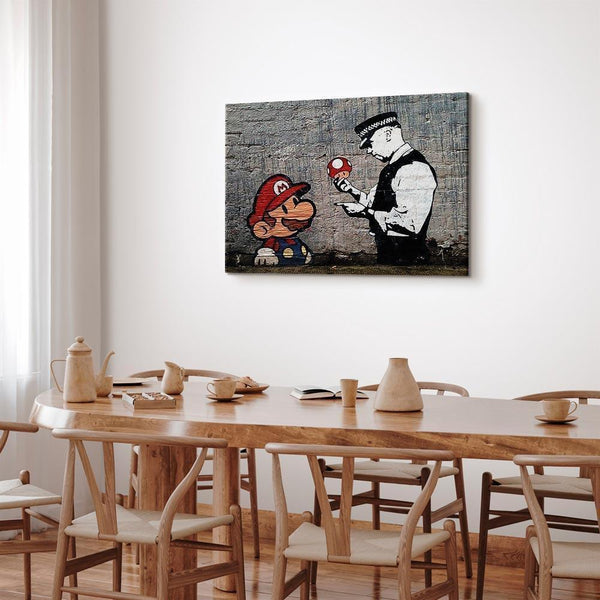 Quadro - Mario and Cop by Banksy