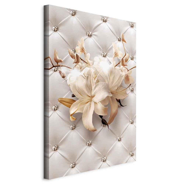 Quadro - Diamond Lilies (1 Part) Vertical