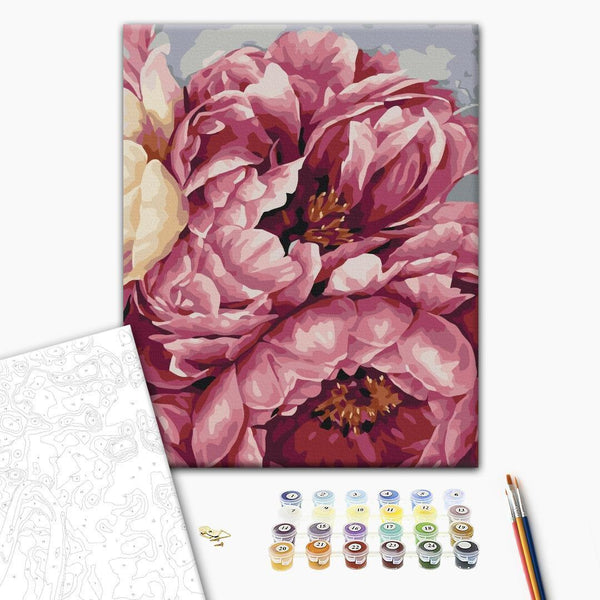 Quadro fai da te - Blooming peonies