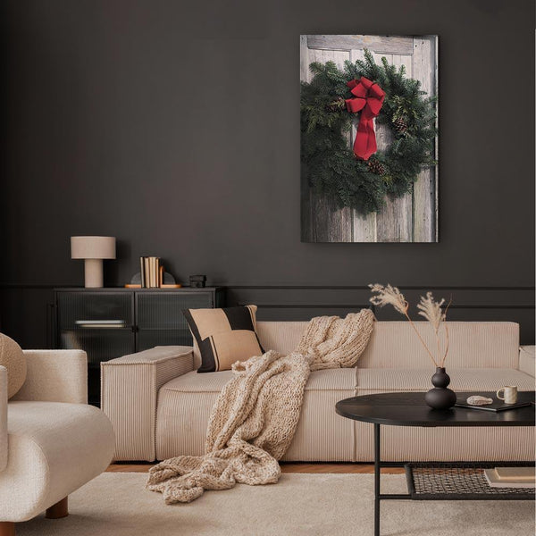 Quadro - Christmas Wreath (1 Part) Vertical