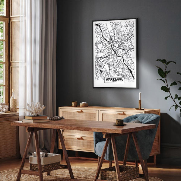 Quadro - City Plan: Warszawa (1 Part) Vertical