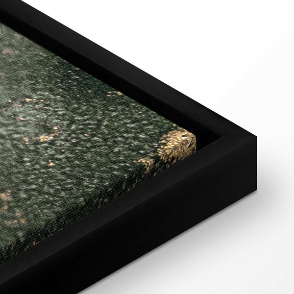 Quadro - Green watercolour - abstraction inspired by the structure of marble