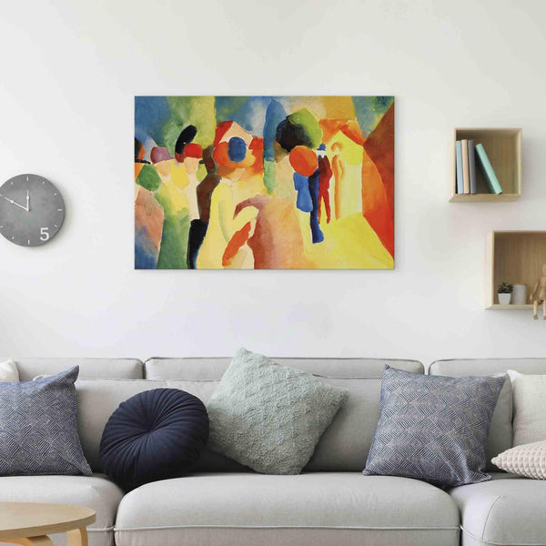 Quadro - August Macke – With a Yellow Jacket