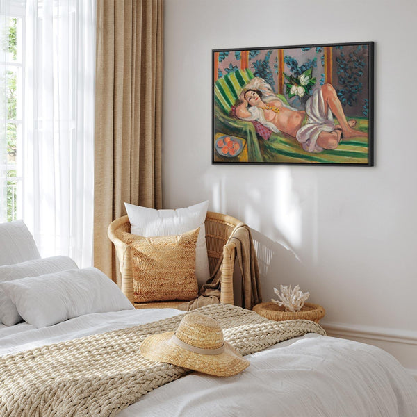 Quadro - Henri Matisse – Reclining Odalisque with Magnolias