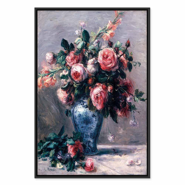 Quadro - Pierre-Auguste Renoir – Vase of Roses