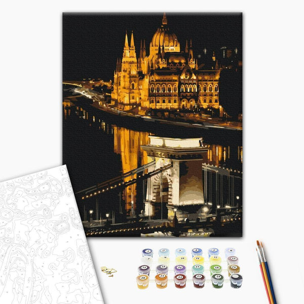 Quadro fai da te - Budapest at night
