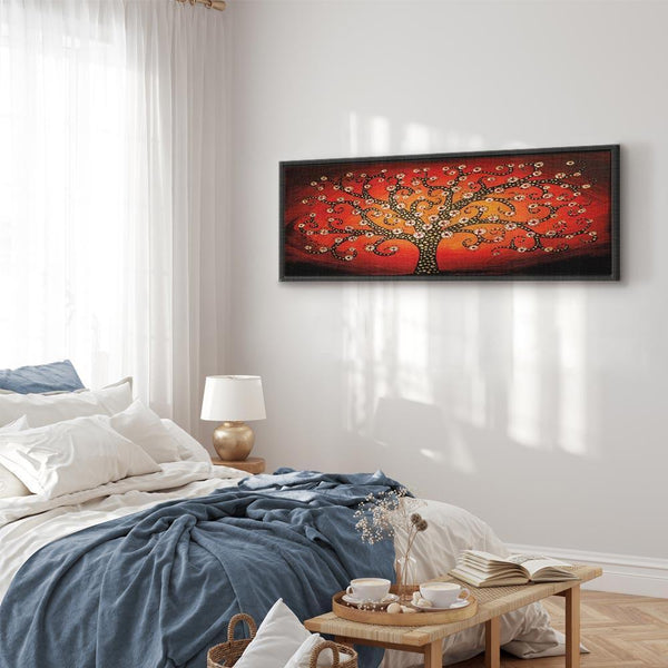 Quadro - Fiery Tree (1 Part) Narrow