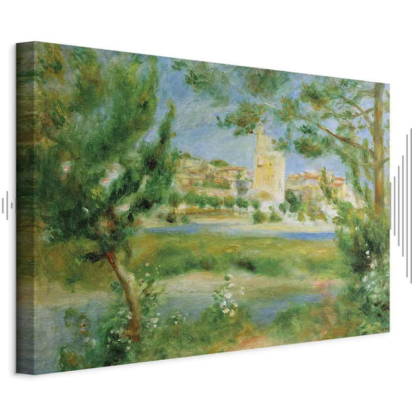 Quadro - Pierre-Auguste Renoir – Villeneuveles-Avignon