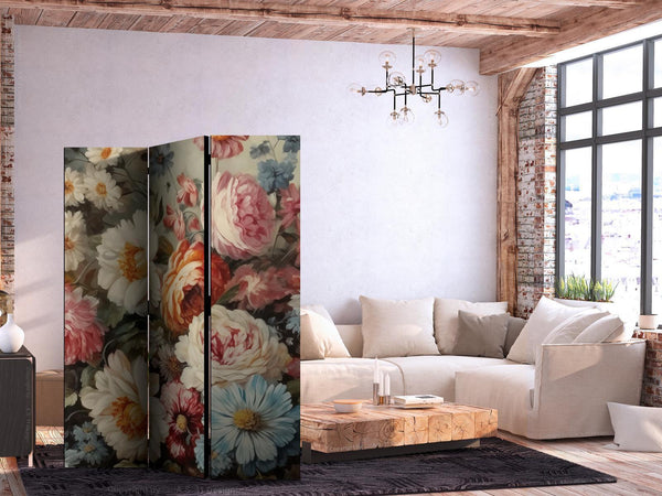 Paravento - Scent of Nature - Beautiful Garden Flowers in Pastel Colors