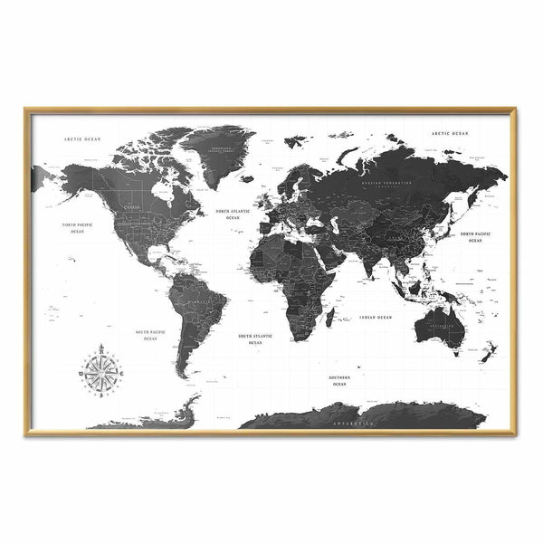 Poster - Monochromatic Map
