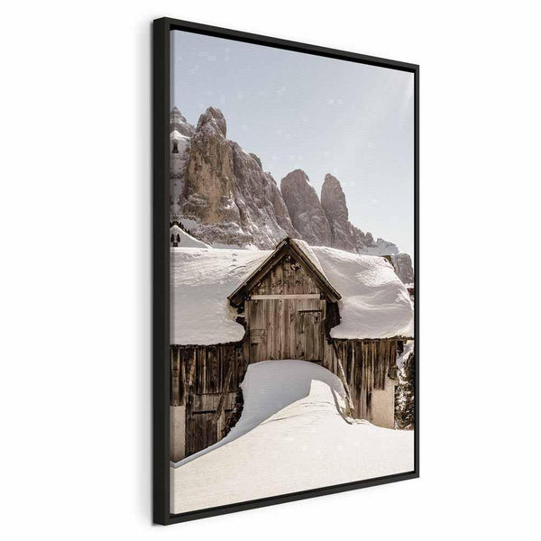 Quadro - Winter in the Dolomites (1 Part) Vertical