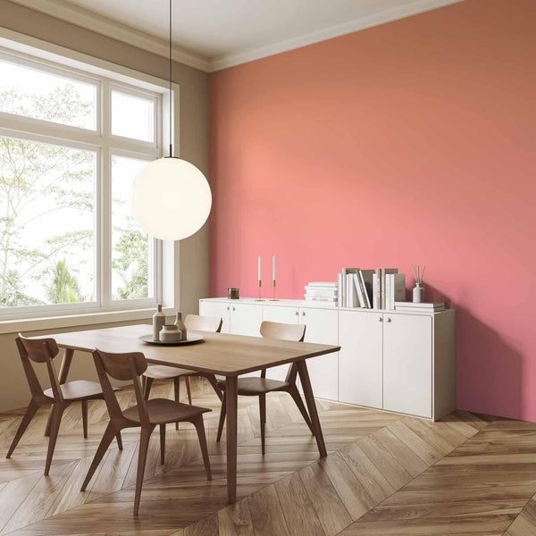 Carta da parati - Warm Sunset - Gradient Background from Orange to Pink