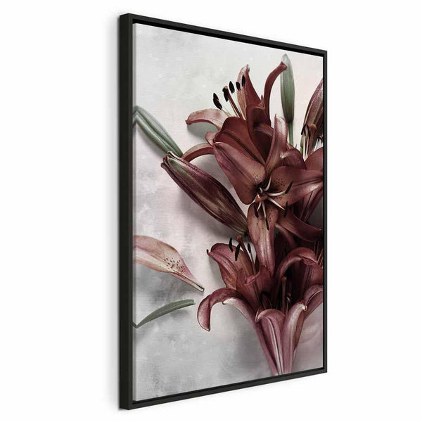 Quadro - Floral Form (1 Part) Vertical