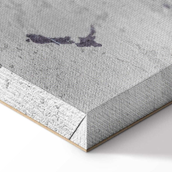 Quadro - Concrete World Map (5 Parts) Narrow