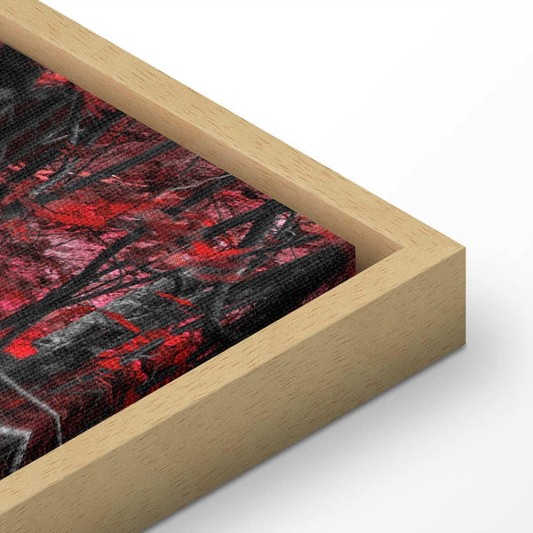 Quadro - Cascade of Thoughts (1 Part) Wide Red