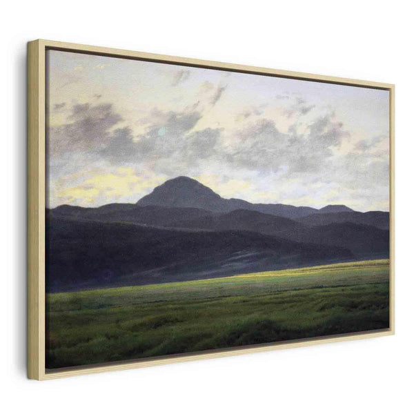 Quadro - Caspar David Friedrich – Mountain Landscape in Bohemia