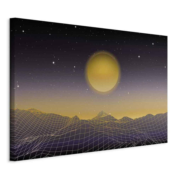 Quadro - Futuristic landscape 3 (1 Part) Wide