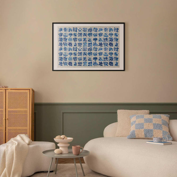 Poster - Azulejos Tiles - traditional Portuguese ceramic tiles