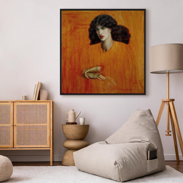 Quadro - Dante Gabriel Rossetti – La Donna della Finestra