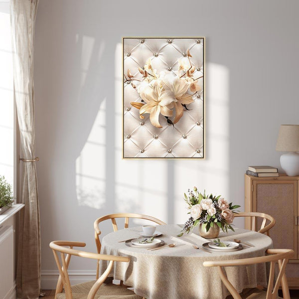 Quadro - Diamond Lilies (1 Part) Vertical