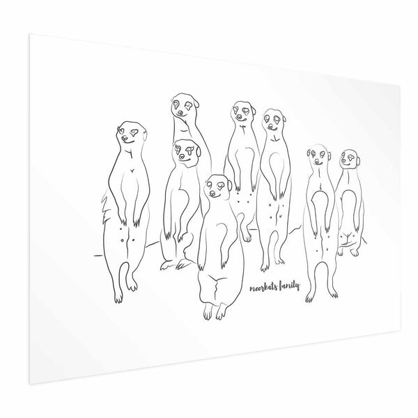 Poster - Meerkat Family