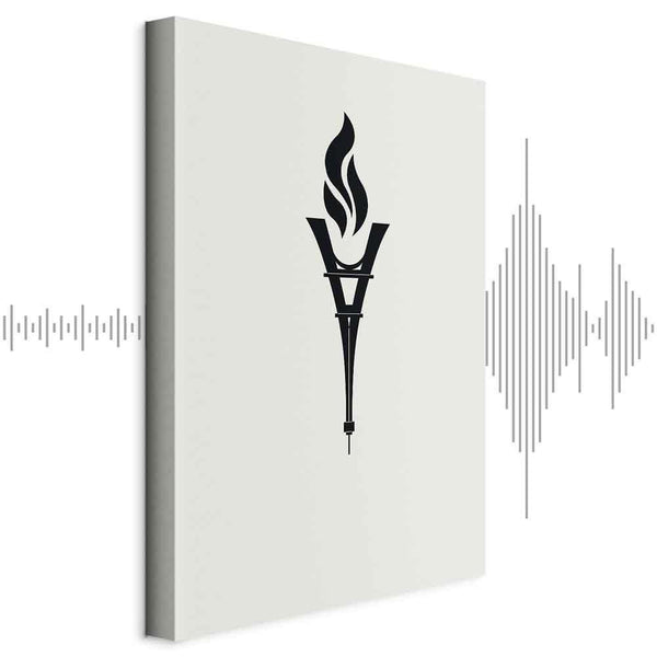 Quadro - Torch Shaped Like an Inverted Eiffel Tower