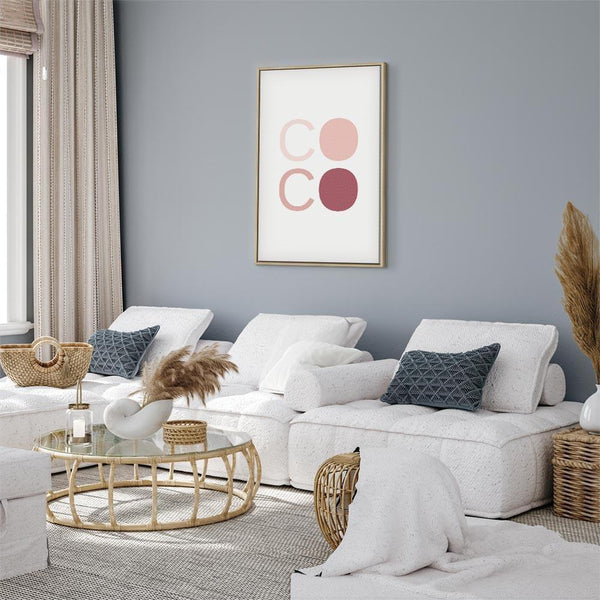 Quadro - Pink Coco (1 Part) Vertical