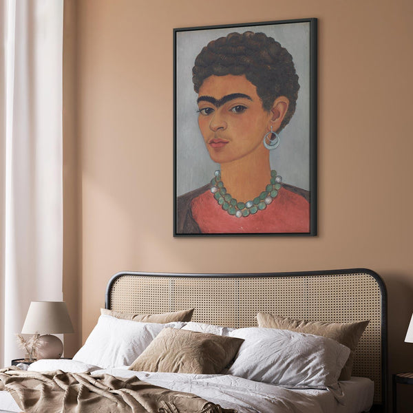 Quadro - Frida Kahlo – Self-Portrait with Curly Hair